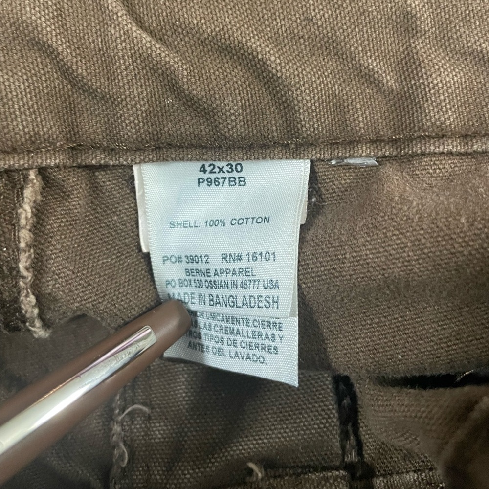 Berne Cargo pants 42x30